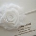 Shabby Chic Headband in White - Baby Headbands, Newborn Headbands, Baby Girl Headbands
