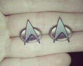Star Trek Communicator Post Earrings or Cuff Links