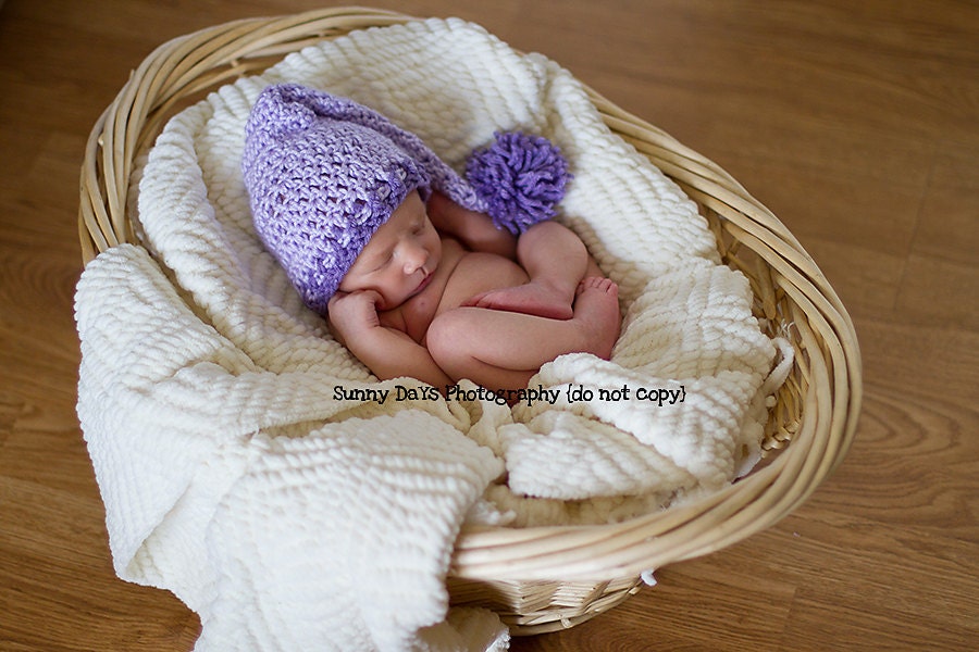 Purple Stocking Cap