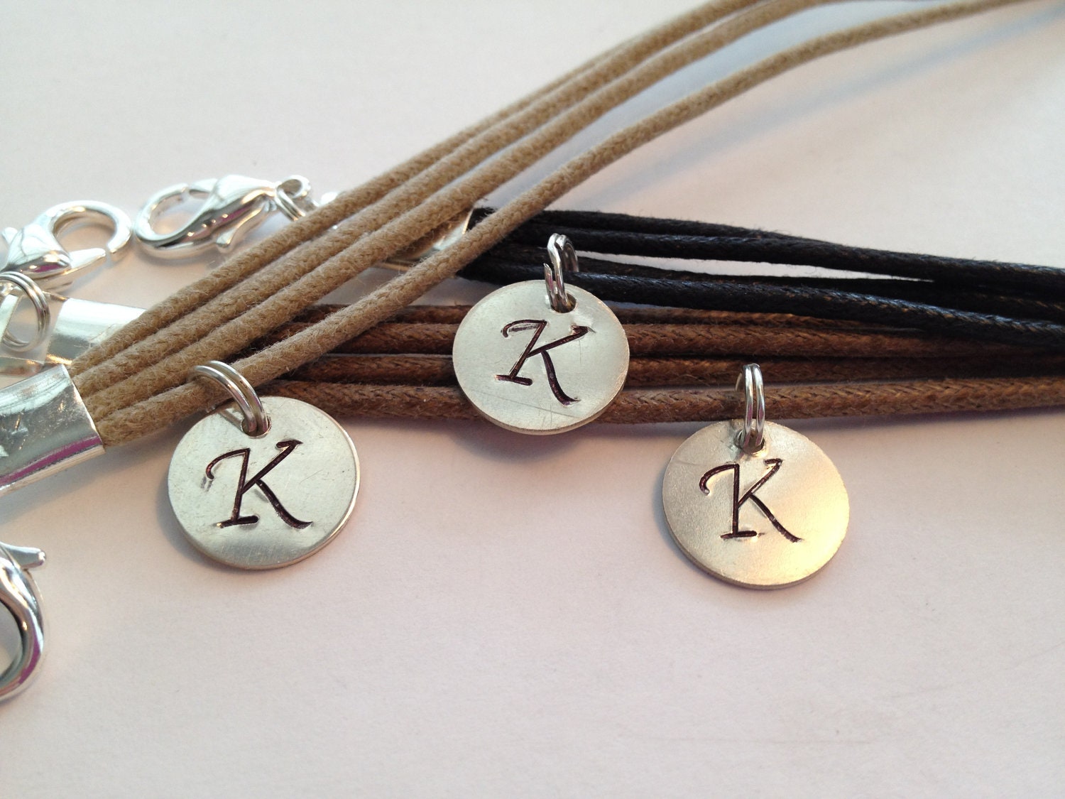 Brown Cotton Cord Bracelet