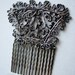 Rhinestone Hair Comb Spanish Style Art Nouveau