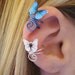 Butterfly Ear Cuff - Wire Wrap Earcuff Custom Color