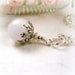 Snow White Necklace Victorian Silver and White Necklace Smooth White Quartz Pendant Necklace Antique Silver Filigree Necklace