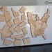 USA Map Puzzle - Continental Interstate Highway System