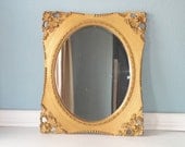 Chippy Antique Gold Mirror - TheArtofChic