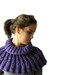 Soft and Cozy Neck Warmer in deep purple Made to Order Autumn, Winter, Spring Accessory