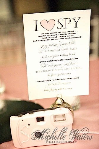I Spy Wedding Sign