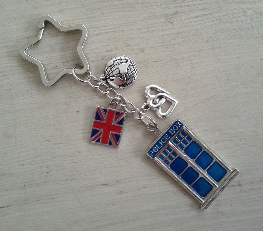 Doctor Who Inspired Star Keychain