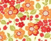 Marmalade Floral Jelly Orange  55057 19  by Bonnie and Camille for Moda -- Quilt Fabric 1/2 Yard BTY