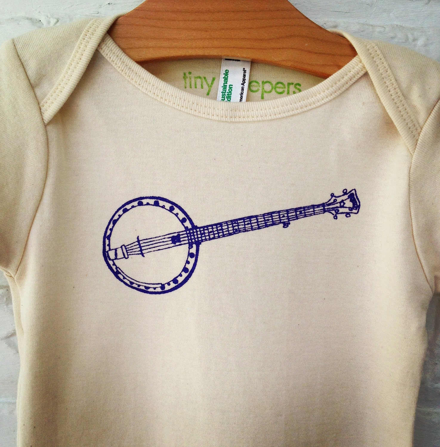 Banjo Infant Short Sleeve One Piece. Purple. Organic Cotton. 12-18 months.