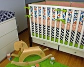 Upgraded Bumper/ Sheet/ Skirt/ Changing Pad Cover (Custom Crib Set)