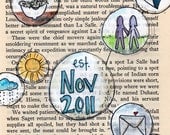 Paper Anniversary --- First Anniversary Tell a story --- Custom vintage paper --- personalized, customizable,  weddings, husband, wife