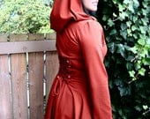 RED RIDING HOOD Fairy  pixie steampunk cloak jacket hoody girly pirate