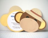 Monkey Around Invitation (Safari Hat)