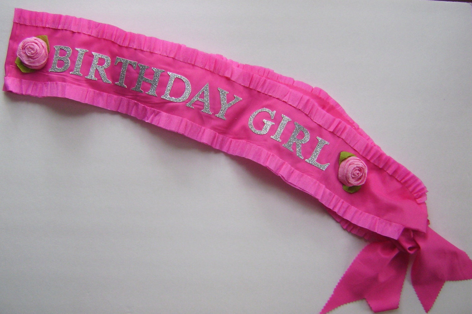 Sash - Birthday Girl - customize with any colors- adjustable for adult or child Il_170x135