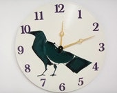 Crow  Raven Wall Clock