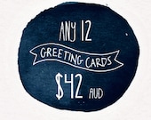 Greeting Card Set- 12 Pack by Honey Cup