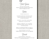 YUM Menu - Custom Printable Menus for Weddings, Events, Parties and More - by Flair Designery Il_170x135