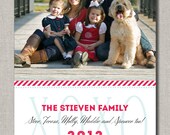 Candy Cane Chic - Printable Holiday Photo Card by Flair Designery Il_170x135