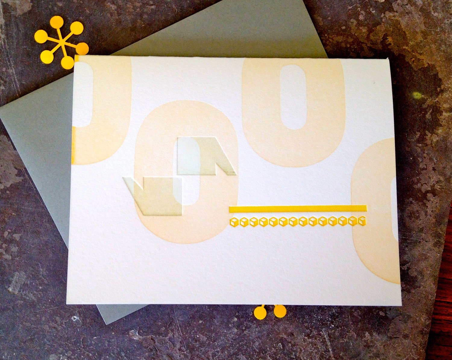 Woodtype Letterpress Card