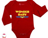 Wonder baby - custom print on any color onesie