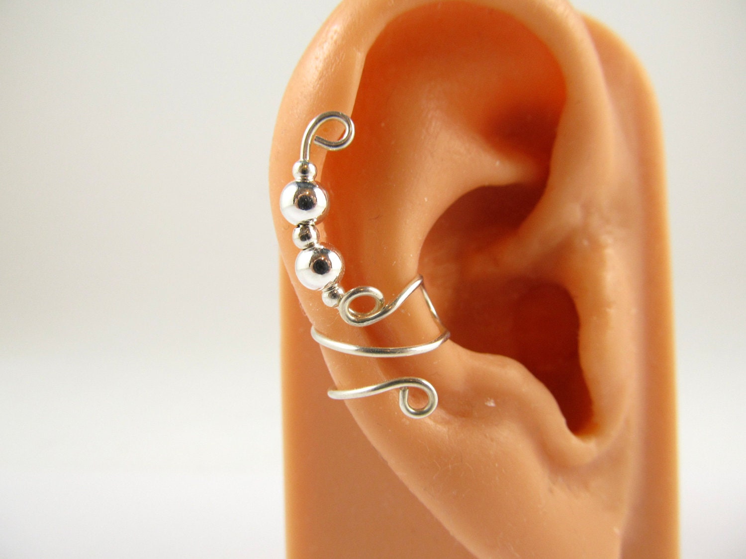 Sterling Ear Cuff Wrap Cartilage Non Pierced