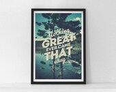 Let it Go - Quote Large Print Limited Edition