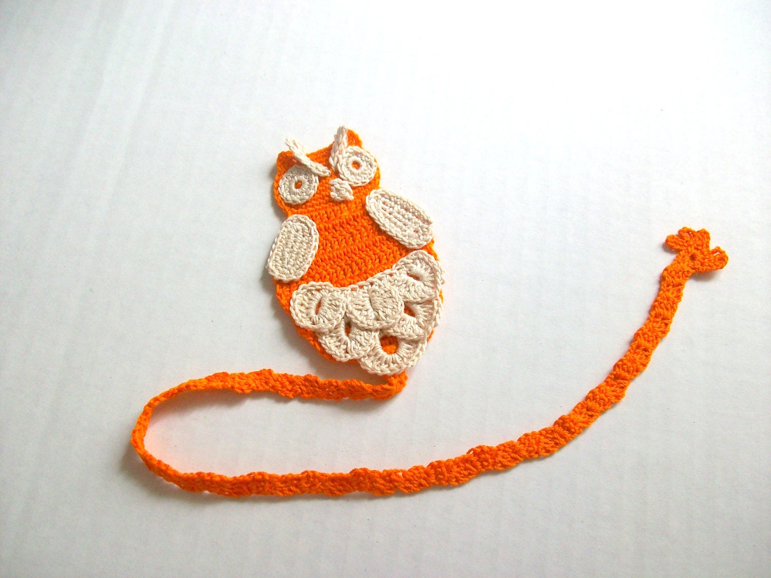 Handmade owl bookmark,unique,by Arzu