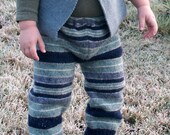 simple upcycled recycled sweater baby pants longies soaker Sewing tutorial