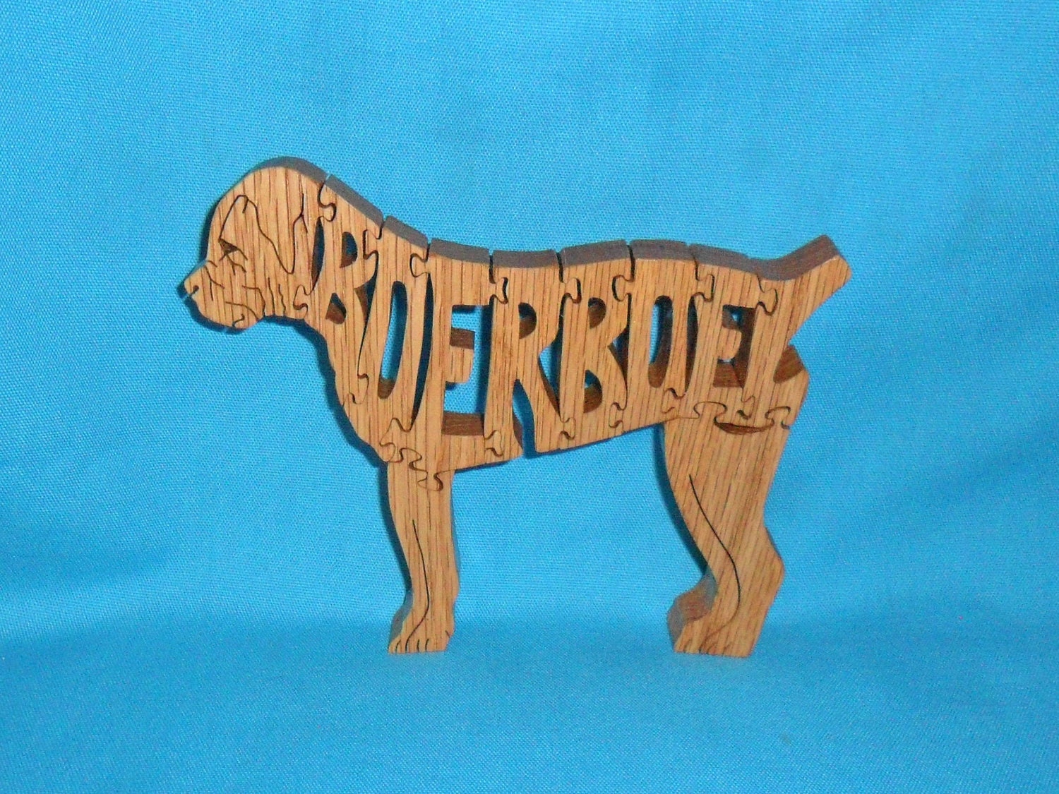 Boerboel Dog Scroll Saw Wooden Puzzle