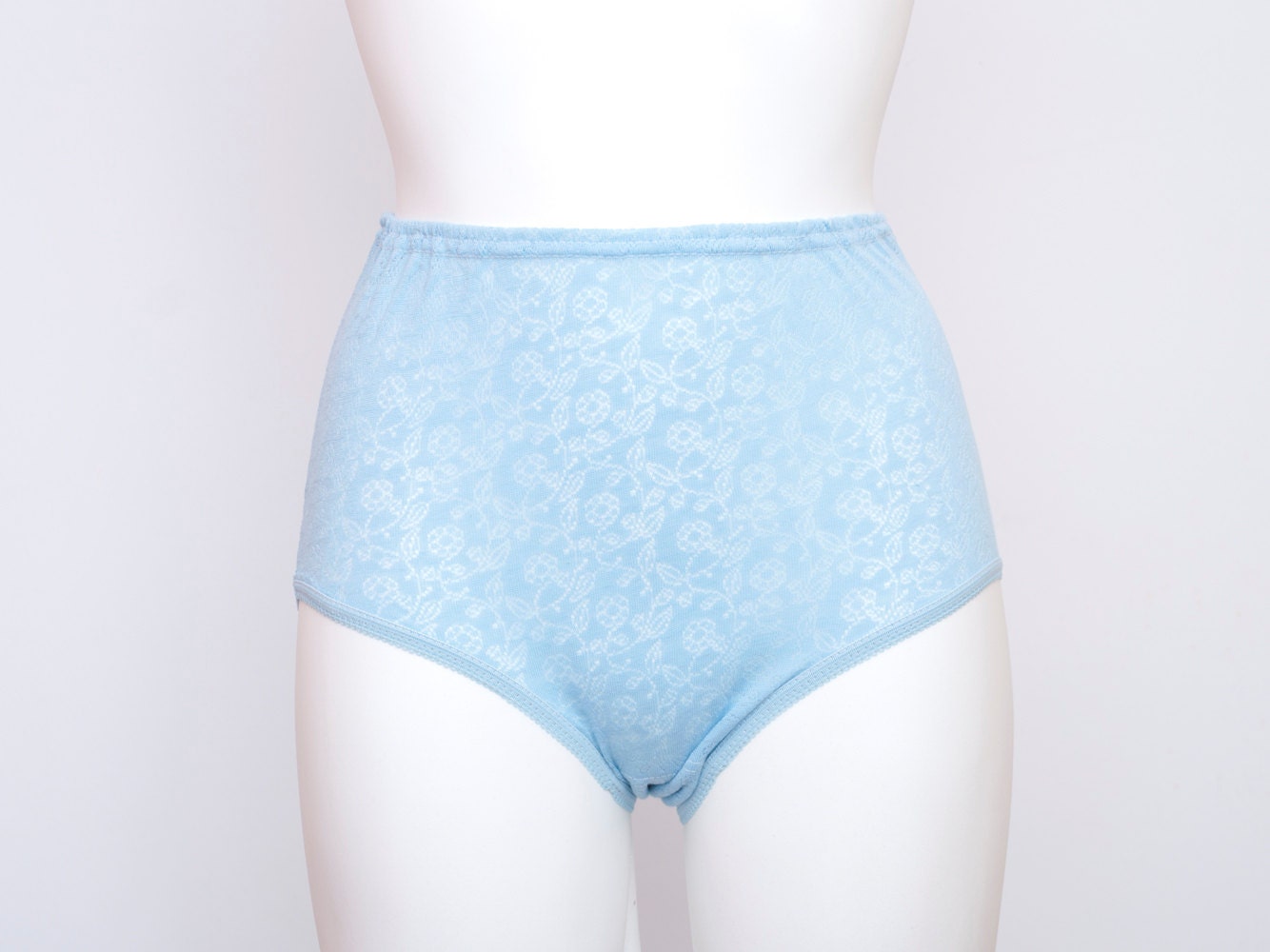 high waist panties Blue dead stock Vintage