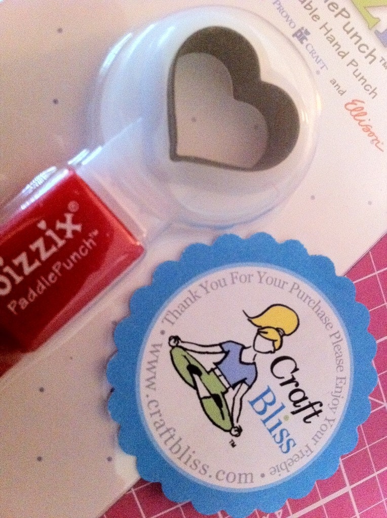 Sizzix Paddle Punch Heart 1 Brand New In Package 38-0819 Il_570xn