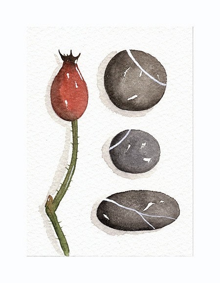 Original Watercolor ACEO Miniature Art - Collection No.42 - Painted by Lorisworld