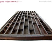 ON SALE Vintage type tray, printer drawer