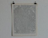 Vintage Map-City of Los Angeles-Early 20th Century