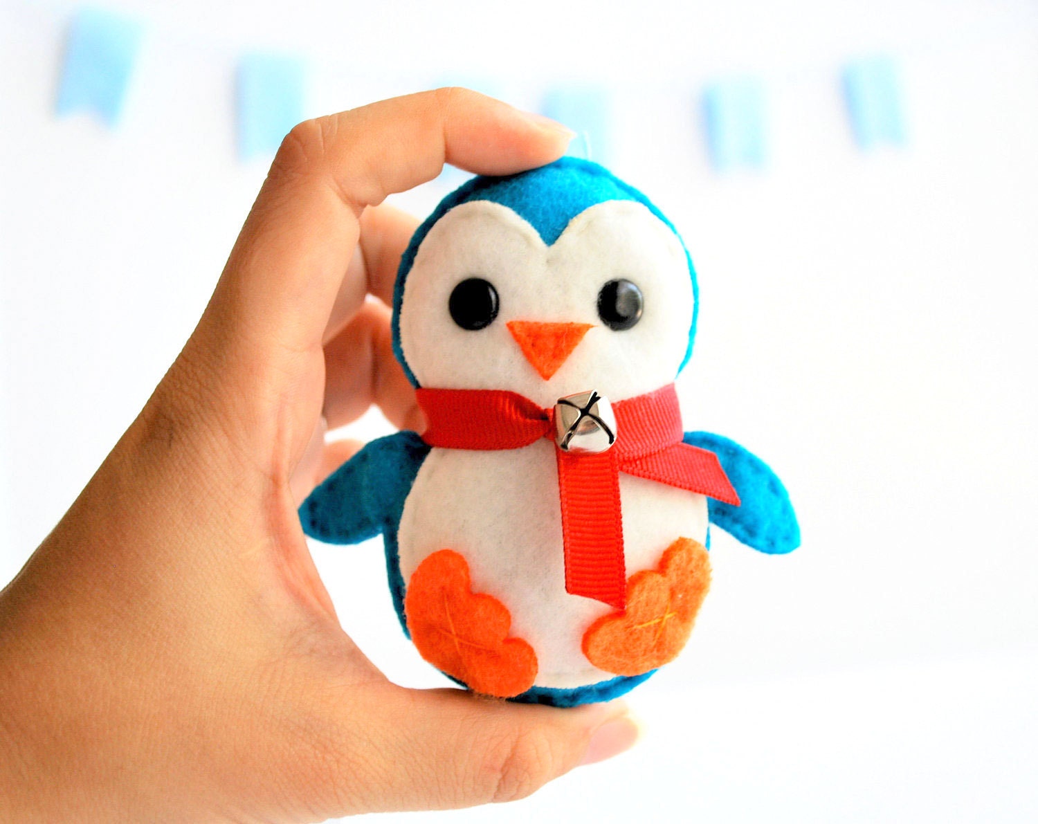 Baby Penguin ,Eco-friendly Felt Ornament A137 Il_570xn