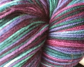 Green and Purple Sock Yarn