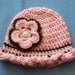 Crochet Baby Hat, Diaper Cover Set, Newborn Crochet Hat, Diaper Cover Set, Infant Diaper Set, Pink And Brown, Gift
