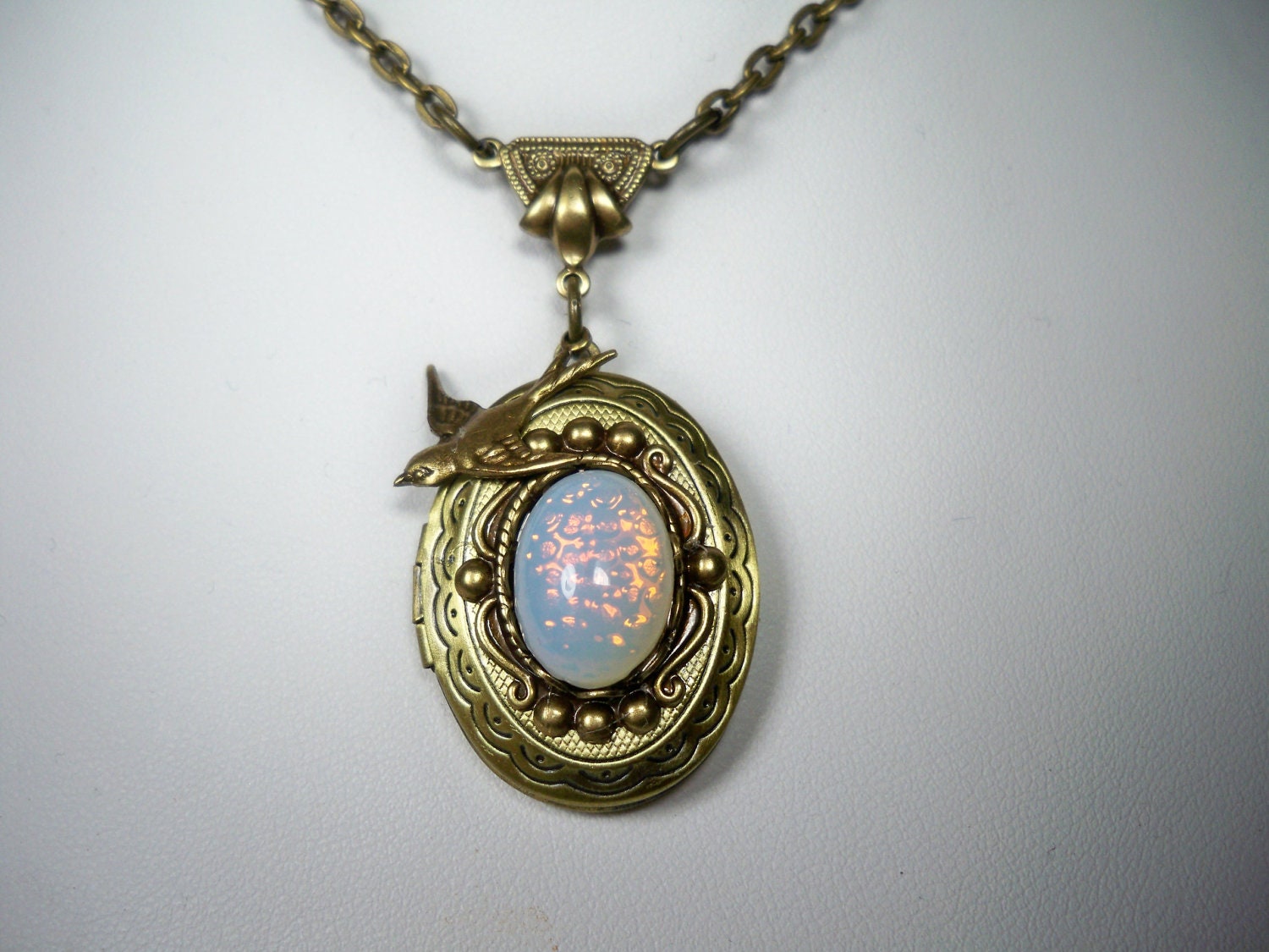 opal locket