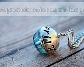 Something Blue - Something Blue Pearl - Something Blue Hand Stamped Pearl