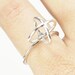 my solitaire diamond and sterling silver ring (free shipping)- MADE TO ORDER