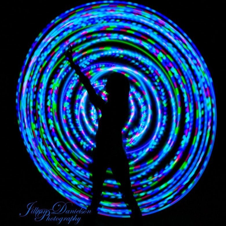 Pacific Sunset Strobe LED Hoop