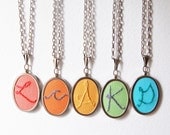 Personalized Bridesmaids Gifts. Initial Necklaces. Design Your Own.  by Merriweather council on Etsy.