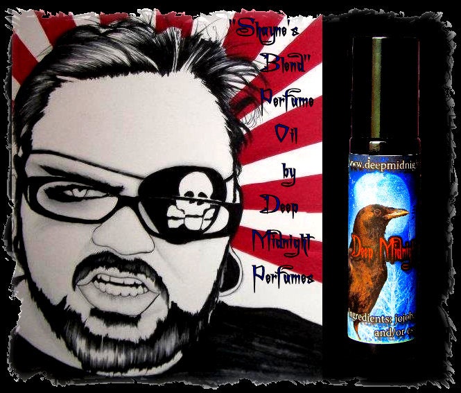 SHAYNE'S BLEND: Perfume Oil, Gothic Perfume, Arabian sandalwood, dark vanilla, clove