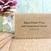 Rustic Menu Table Cards, Label Wedding Reception Shower Buffet  Food, Set of 10 Custom Colors Available