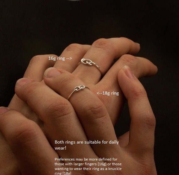 Infinity ring. Sterling Silver knot ring. first knuckle ring. Best friends ring sister jewelry, promise ring. midi ring
