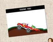 PRINTABLE Monster Truck Thank You Cards Il_170x135