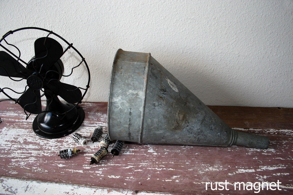 Huge Galvanized Funnel