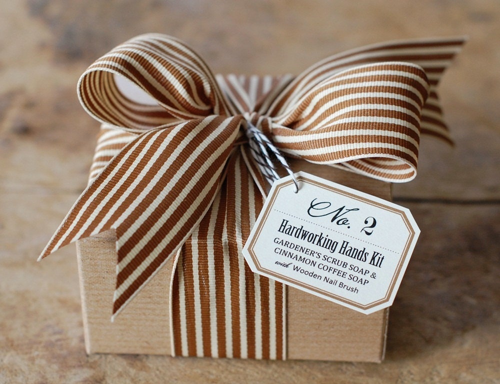 No. 2 - Hardworking Hands Kit - 100% Natural Handmade Soap Gift Box