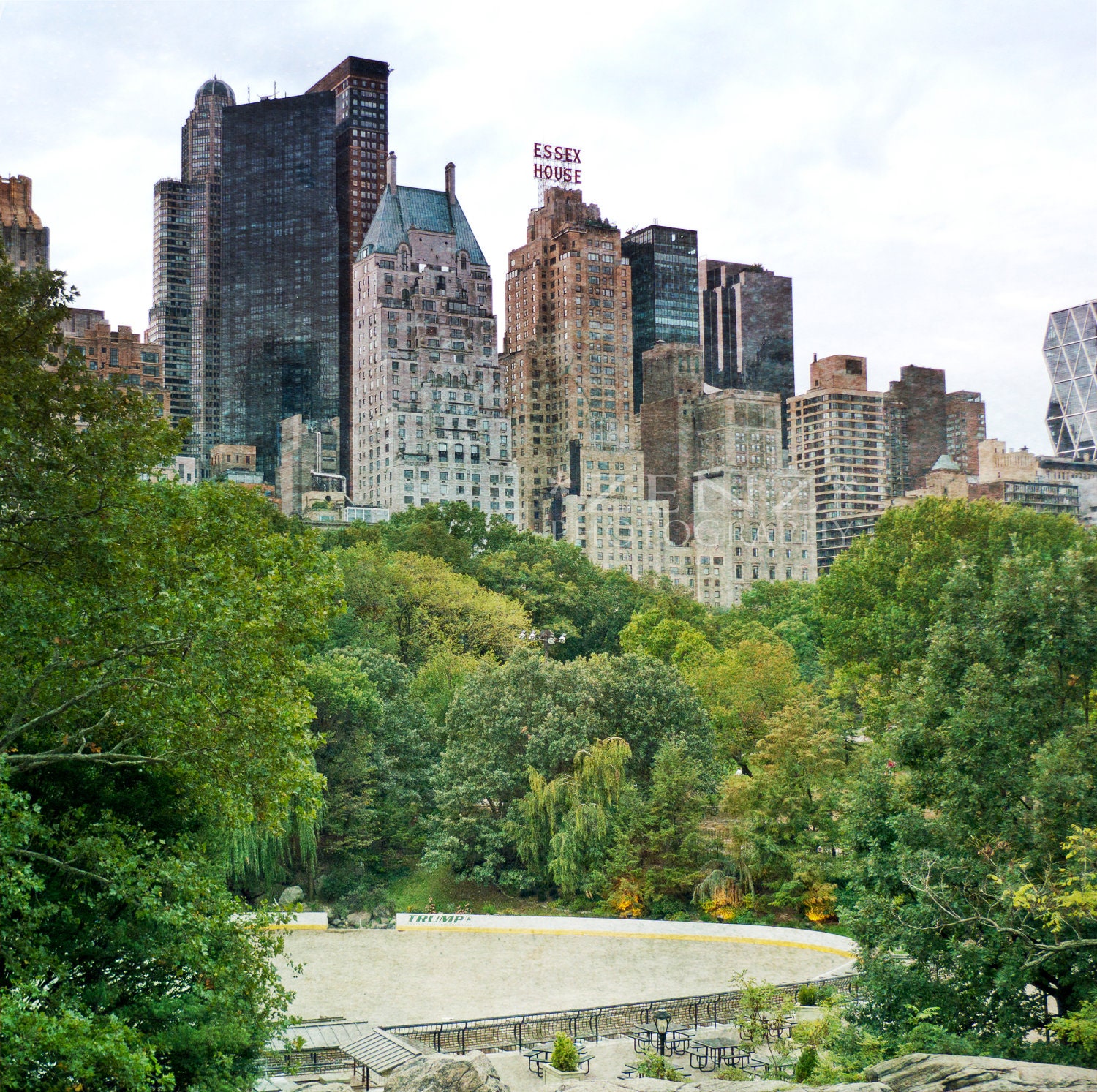NYC photograph, Fine Art Photography print, Manhattan skyline, Central Park, New York travel photography,